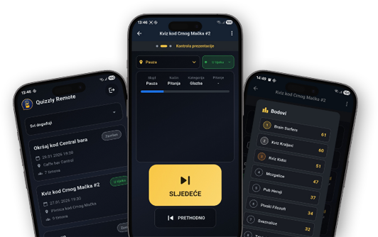 Quizzly Remote App